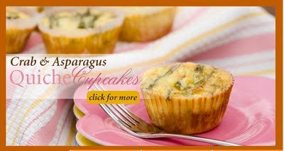 Crab and Asparagus Quiche Cupcakes | Cupcake Project